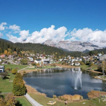 Lovely 1-Bedroom Vacation Studio Apartment With Pool And Sauna Laax Luaran gambar